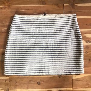 Gap Stripe Mini Skirt